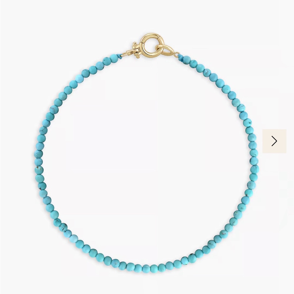 Gorjana - 14k Gold Mini Turquoise Bracelet